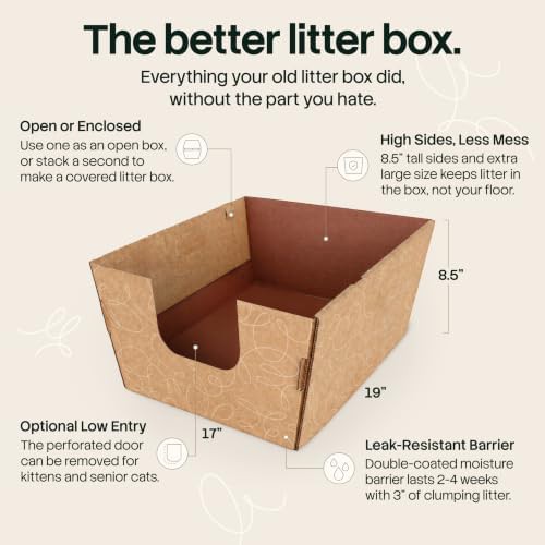 Bulk pack cardboard high sided boxes — photo 3