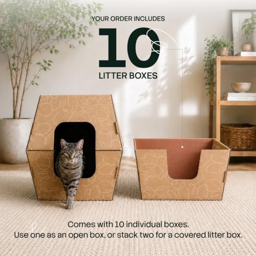 Extra large cardboard disposable litter boxes — photo 4