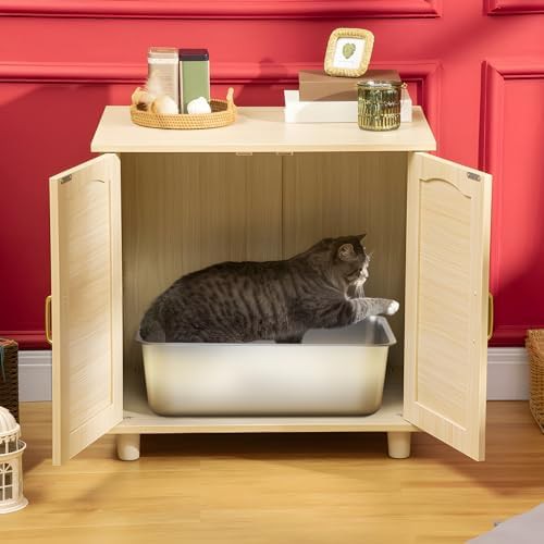 Stainless steel medium to large litter box pair — photo 5