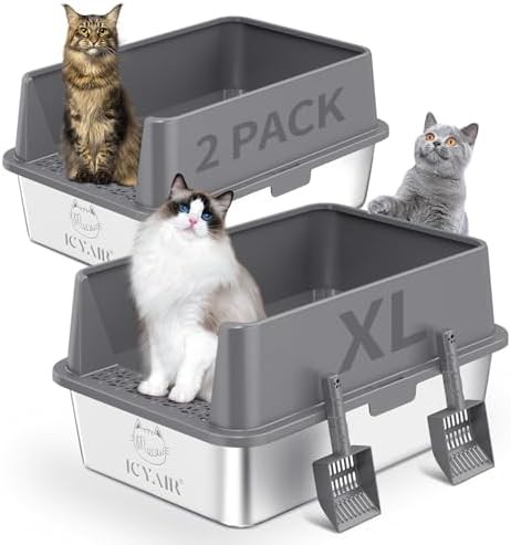 Extra Large Stainless Steel Boxes 2-Pack