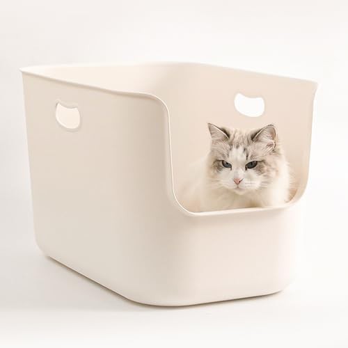 Extra large anti splash multi cat box