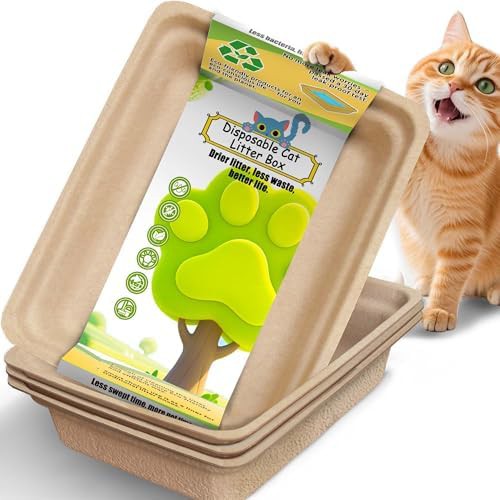 Large leak proof disposable litter boxes