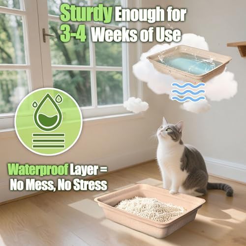 Large leak proof disposable litter boxes — photo 3