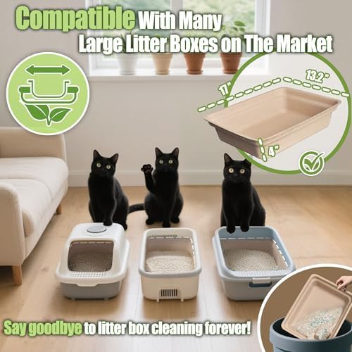 Large leak proof disposable litter boxes — photo 5