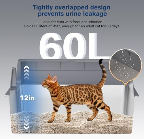 XXL stainless steel multi-cat litter box — photo 4