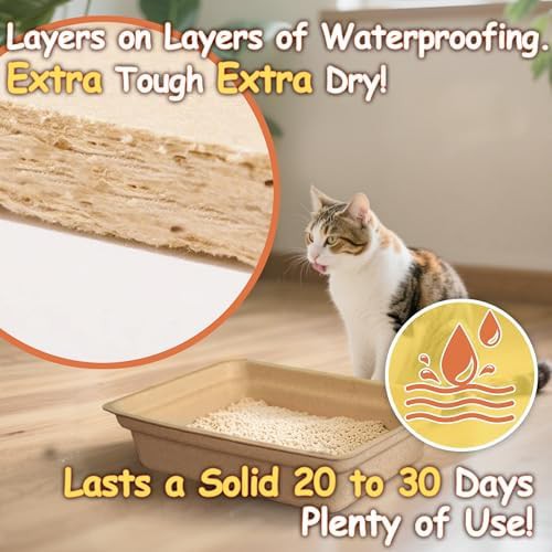 Large odor control disposable litter box pack — photo 3