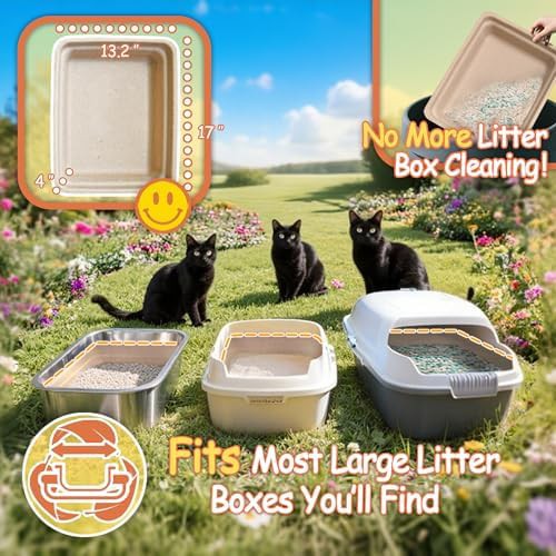 Large odor control disposable litter box pack — photo 5