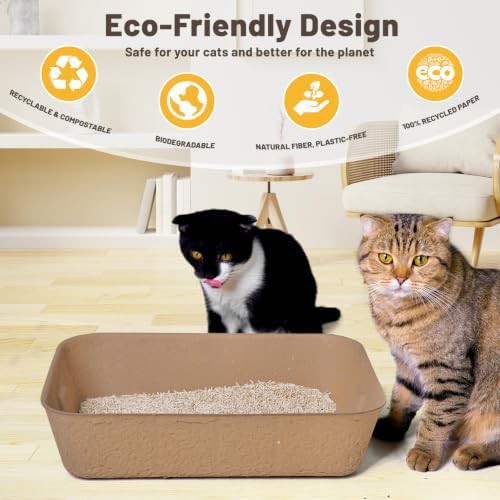 Small cardboard disposable litter trays 4-pack — photo 5