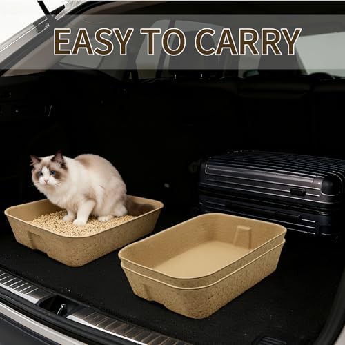 Portable paper waterproof litter tray eight pack — photo 4
