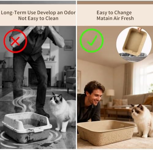 Portable paper waterproof litter tray eight pack — photo 5