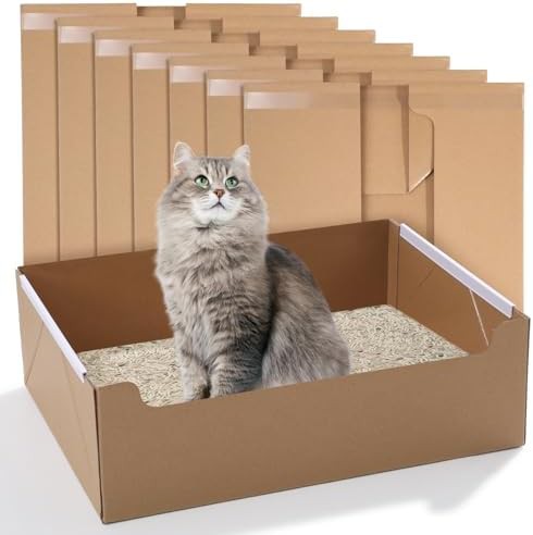 Foldable waterproof travel cat litter tray