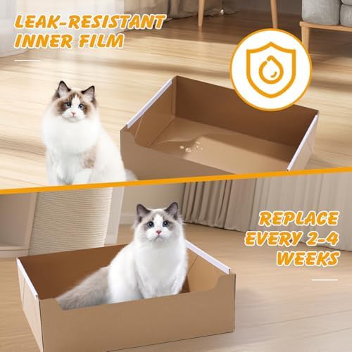 Foldable waterproof travel cat litter tray — photo 4